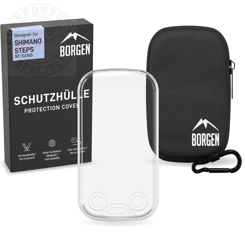 Borgen E-Bike Displayschutz geeignet für Shimano SC-E-6100 Display