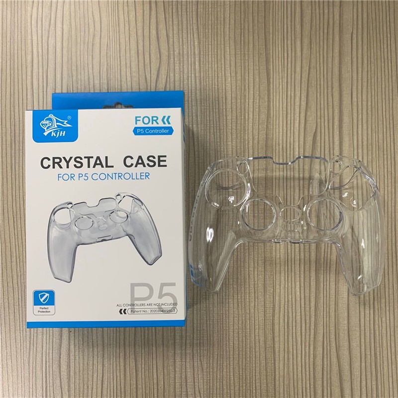 Newest Ps5 Hard Transparent Protective Shell Skin Case Cover for PS5 Controller Playstation 5 Gamepad Protector Anti-Slip Cap Fast Shipping