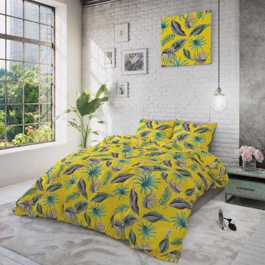 Baumwoll-Bettbezug, Farbe Yellie