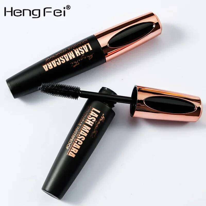 Hengfei 4d Lash Long Usure épaisse curling mince curling Dry Black Black Imperpose Mascara non-SDGE X250722 Anti-Sweat