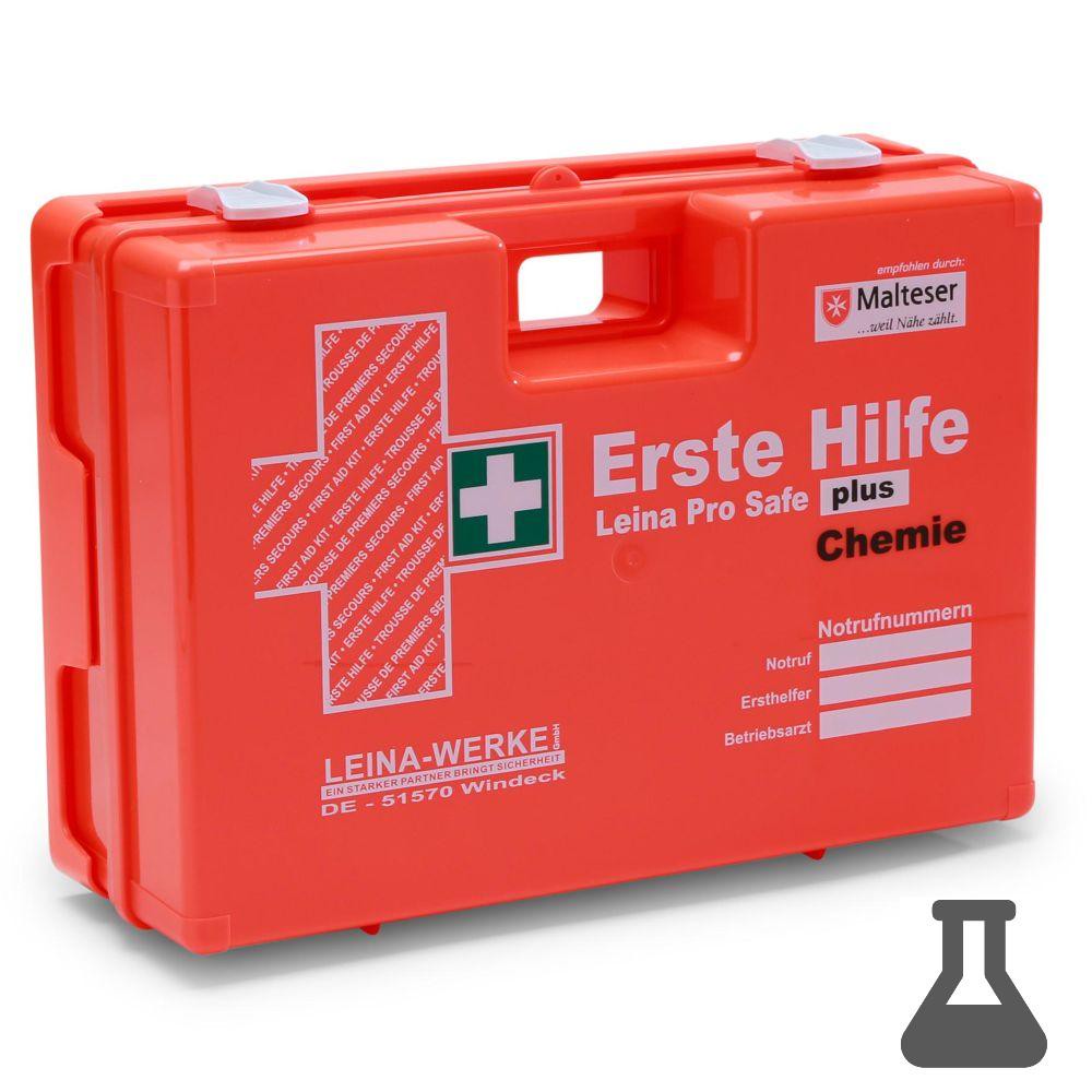 Erste-Hilfe-Koffer nach DIN 13169, Chemie