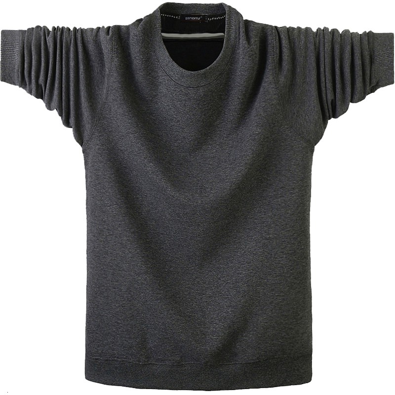 NOUVEAU 2021 HOOIDES AUTOMNE AUTOMME Pull d'hiver pour hommes épais Streetwear Coloration solide Laine avec hotte de mode mâle Plus taille 5XL 6X