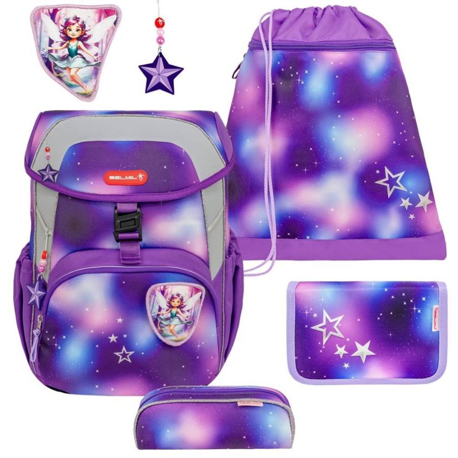 Schulranzen-Set MAXI mit Patch 5tlg Fee 