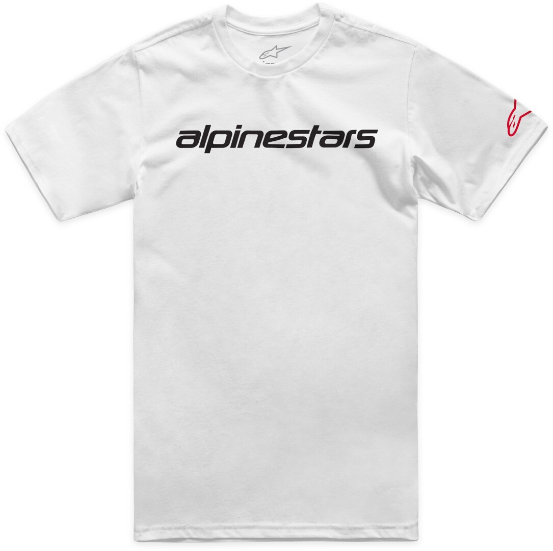 Alpinestars Linear Wordmark 2.0 T-shirt, blanc, taille XL pour Hommes