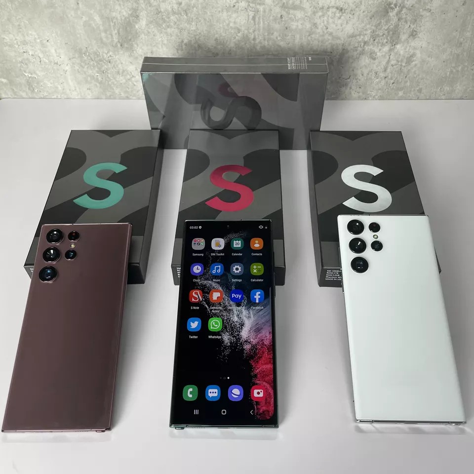 Cell Phones S22 Ultra Unlocked Android 12 4g 5g Celular Smartphone 6.8inch 512GB S 22 Ultra Mobile