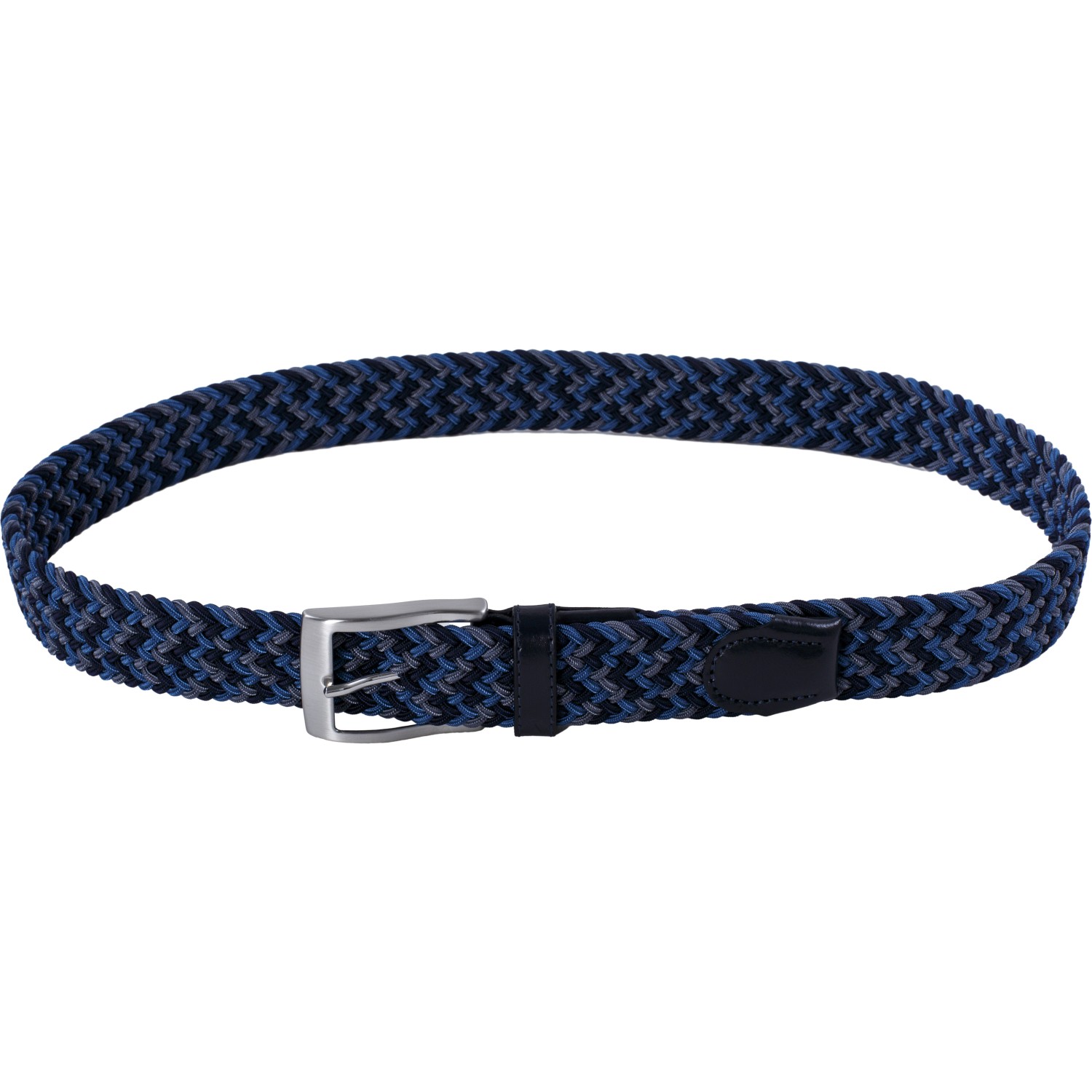 Alberto Gürtel Braided, navy/blau