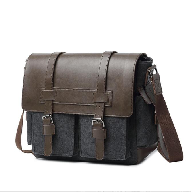 Usine en gros Marque Sac à main de la mode Fashion Flip Top Sac de toile Simple Capacité Sacs Compagnie Sacs Computer Tendance TREND TRANDVAS Por