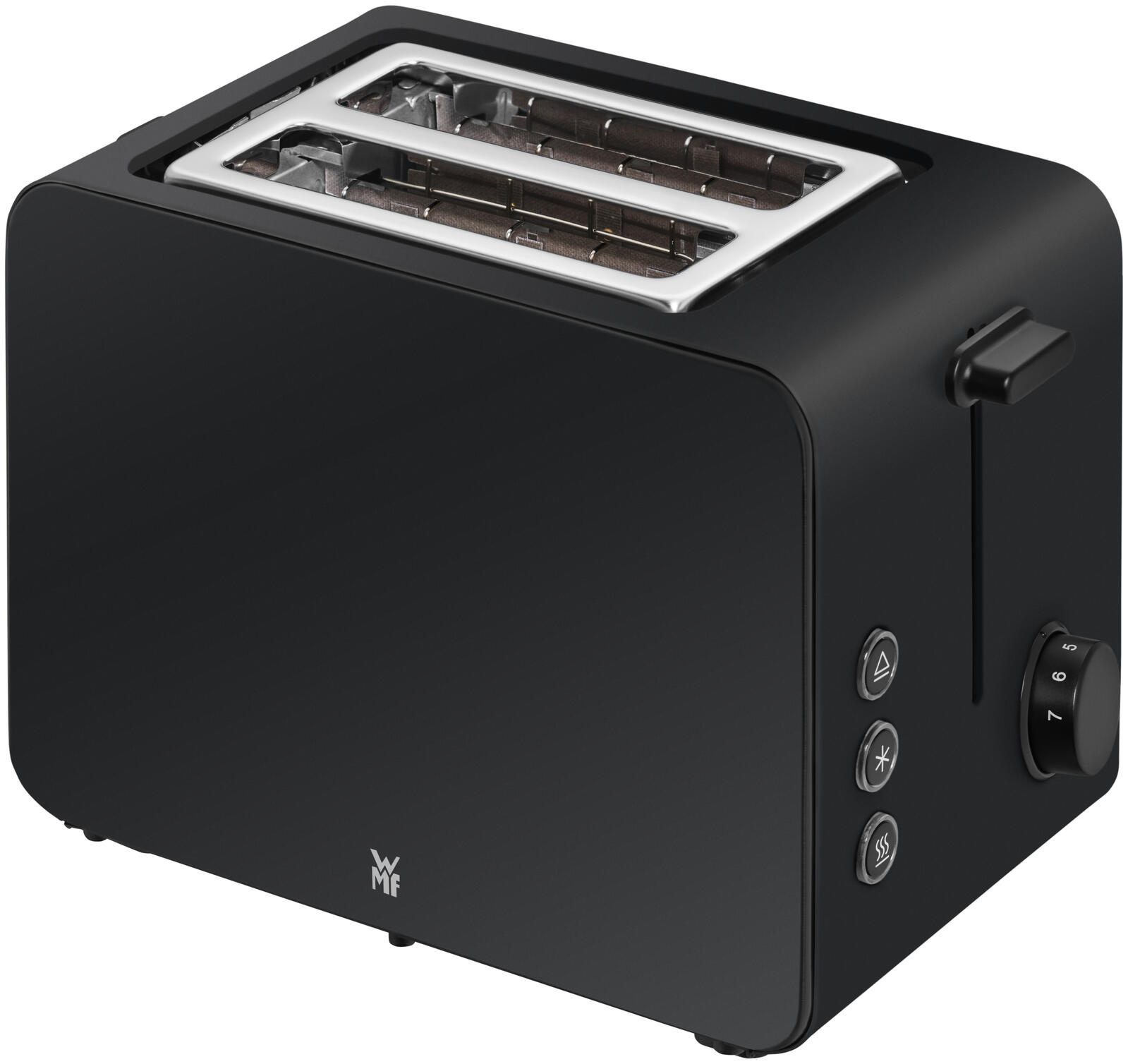 WMF Stelio 2 Scheiben Toaster, Schwarz