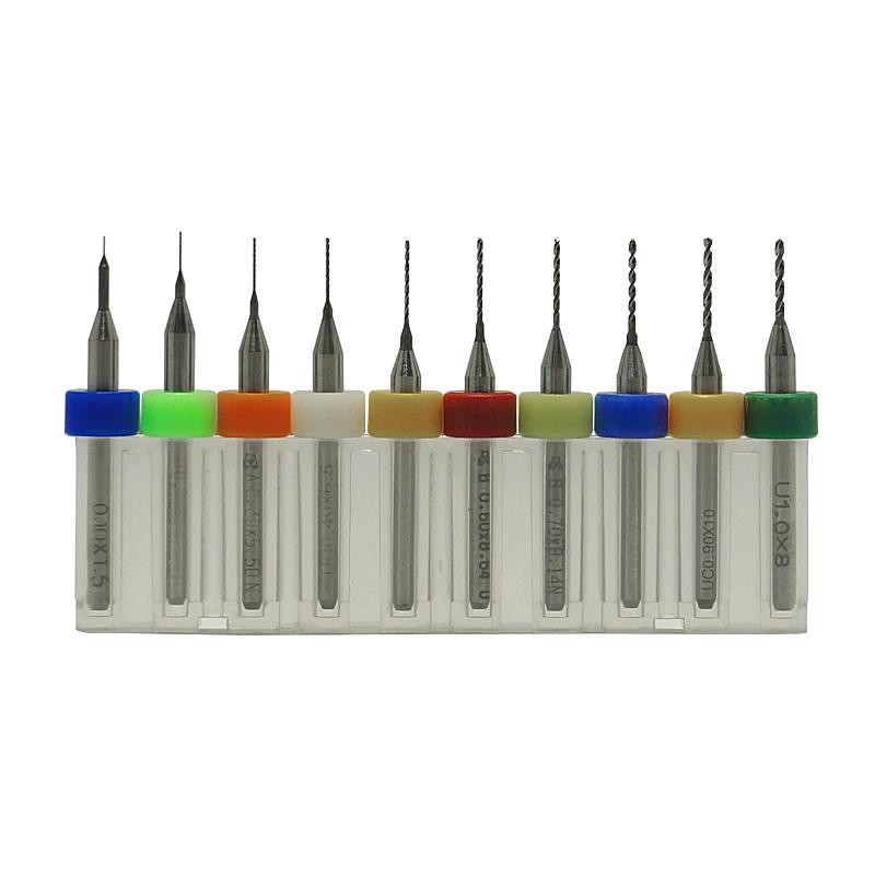 10pcs pack ly cnc frappeur cutter PCB Drill Tool kit tool metal frappeur 3d CNC Graving Wood Router Router Tools