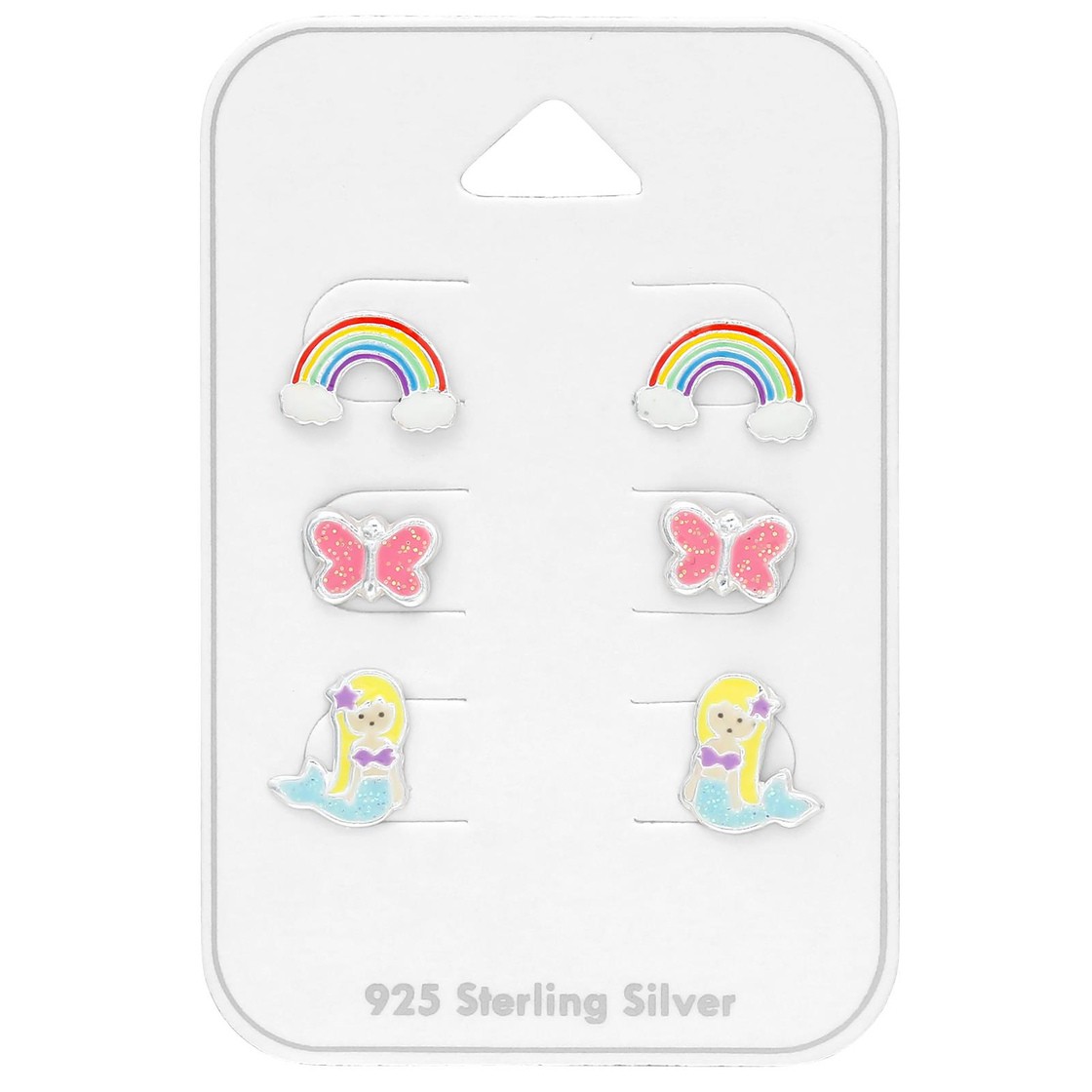Buntes Kinder Schmuckset 925 Silber