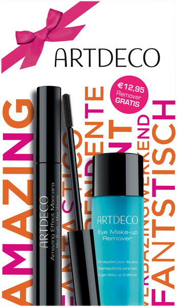 Artdeco Amazing Effect Mascara Set mit Augenmake-Up Entferner 40ml