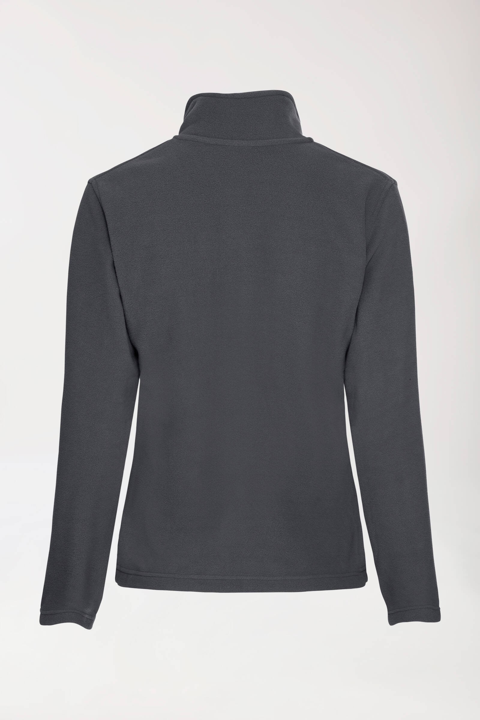 Fleecejacke Damen - Stehkragen, Erzgrau