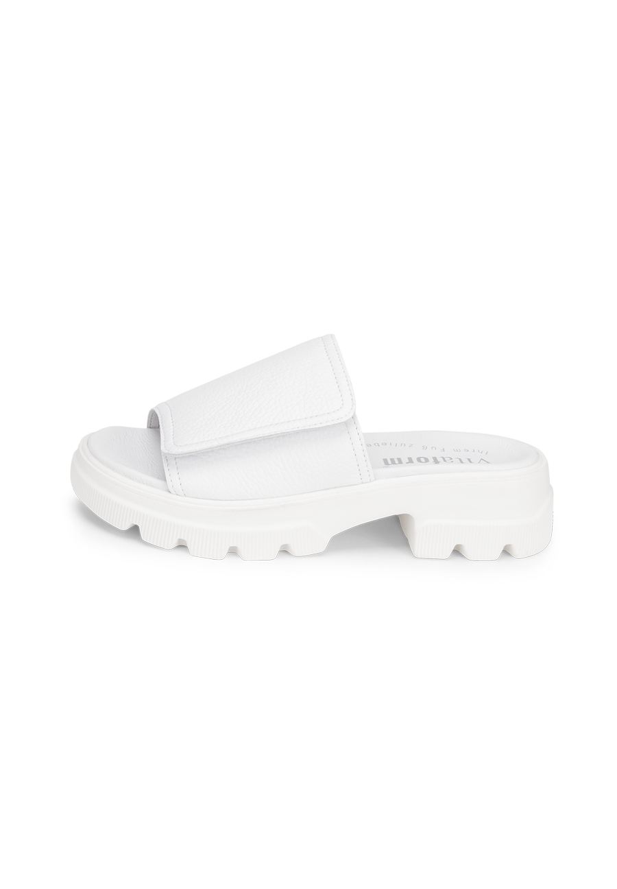 Moderne Pantolette Hirschleder