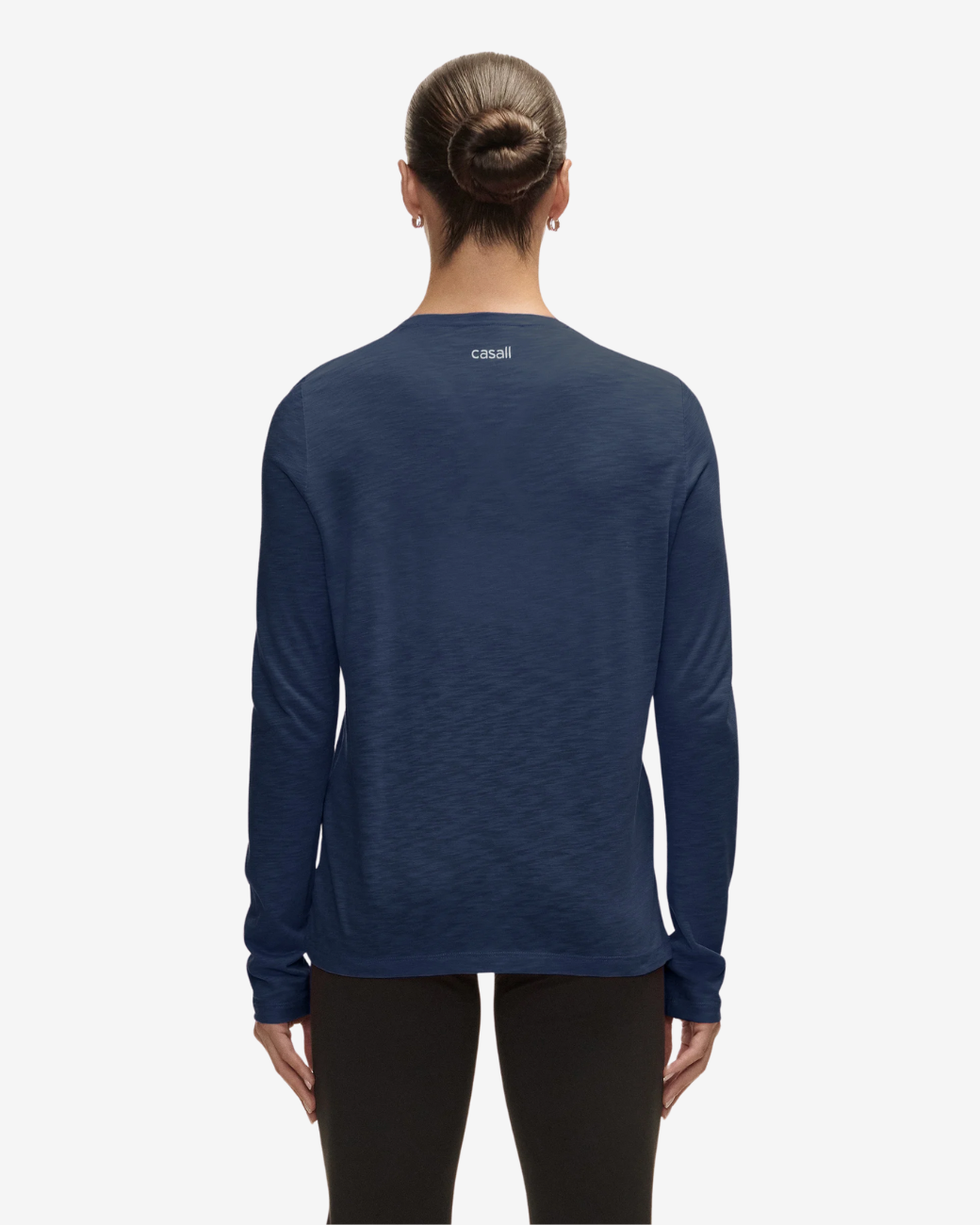 Casall Langarmshirt Soft Texture - Blue Shadow M