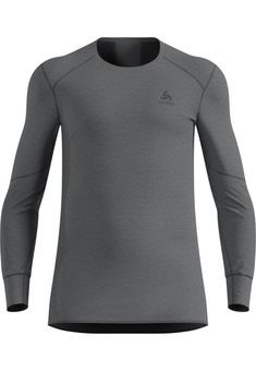 Active X-Warm Base Layer Langarmshirt, 10183 odlo steel grey melange, XL, Odlo