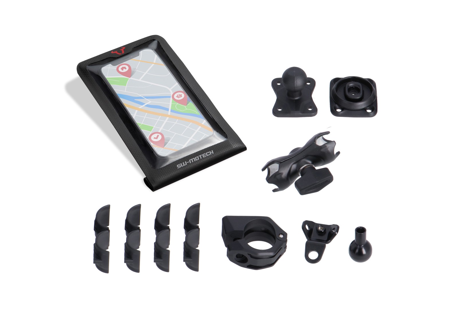 SW-Motech Univerzální GPS montážní sada s Smartphone Drybag - vč. 2 