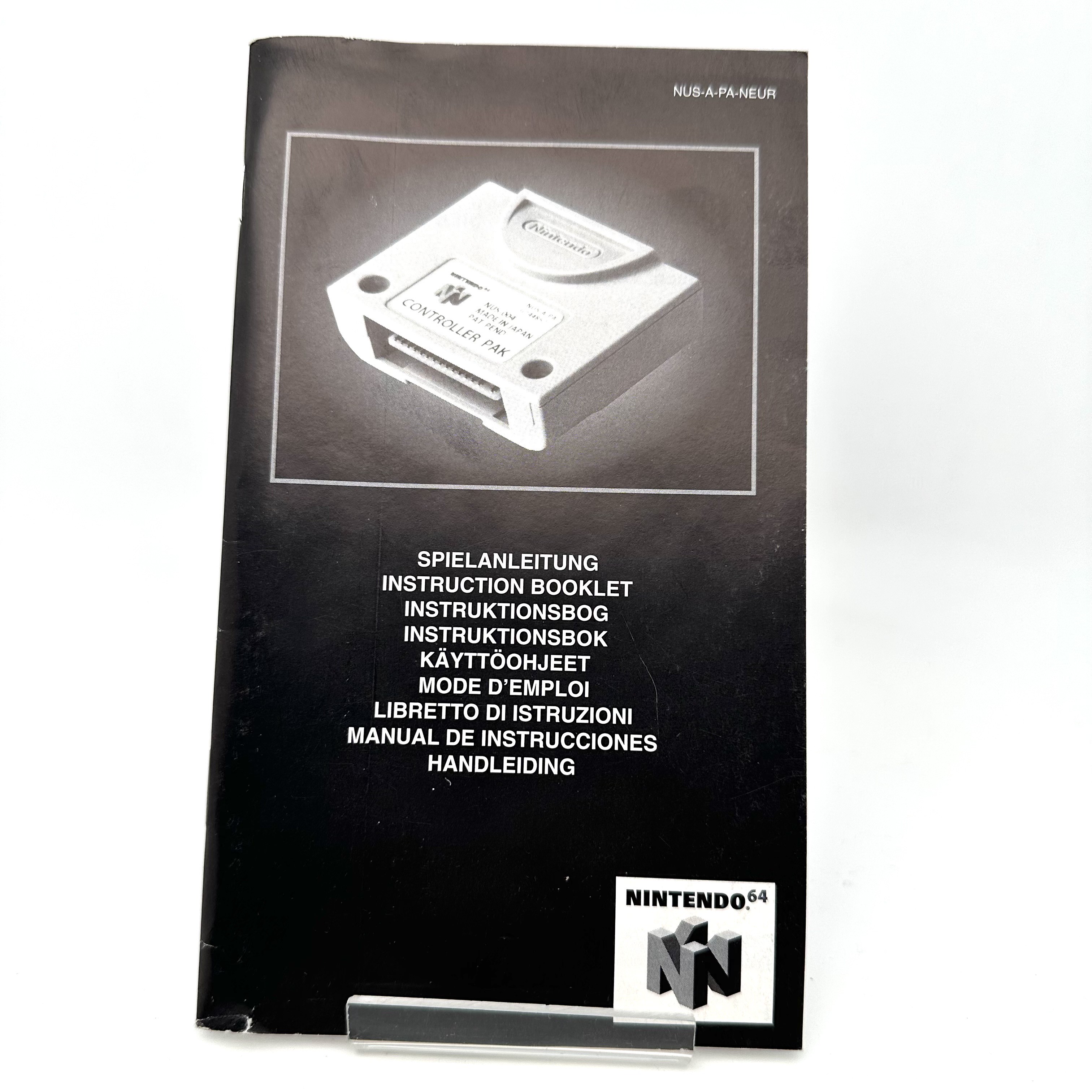 Nintendo 64 Controller Pak by Nintendo Anleitung