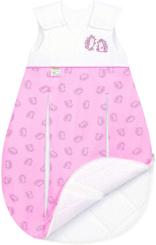 Odenwälder primaklima Jersey-Schlafsack Igel puder 90cm