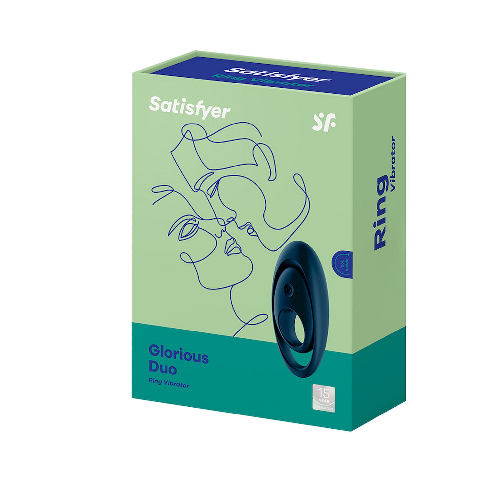 SATISFYER Glorious Duo Ring Vibrator dark blue