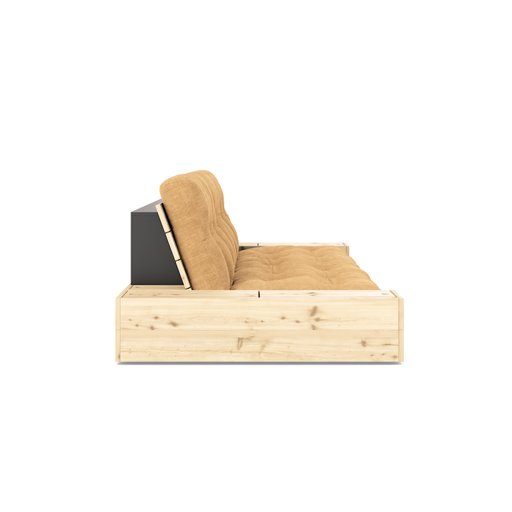 Karup Design Untergestell (Schlafsofa) Naturholz/Fudgebraun mit Seitenkästen – 1371015154