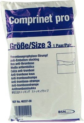 Comprinet pro Strumpf oberschenkellang Gr. 3 weiß 2 St