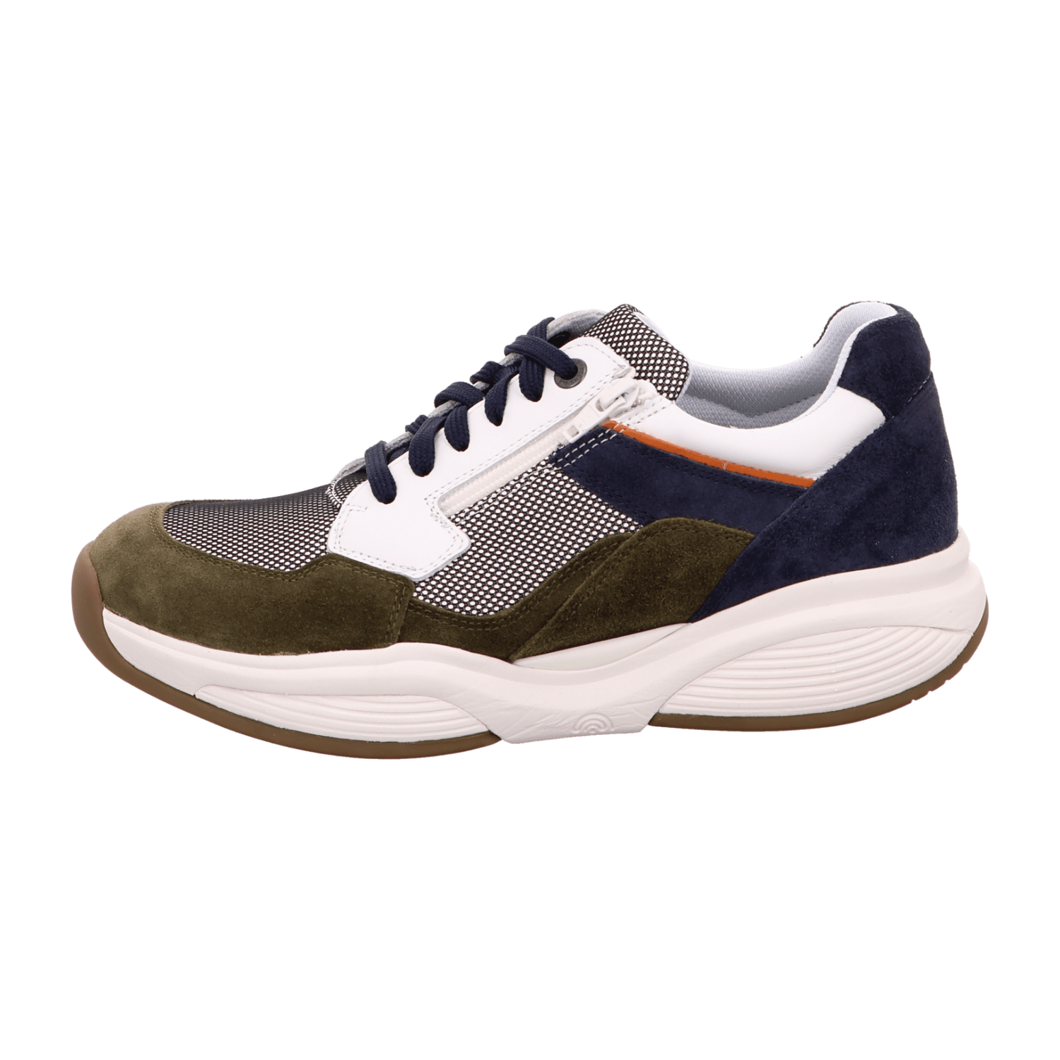 Xsensible SWX14 Forest Combi (grün) - Sneaker - Herrenschuhe Sneaker / Schnürschuh, Grün, leder/textil für Herren, bunt, Gr. 42 ½ EU / 8,5 UK