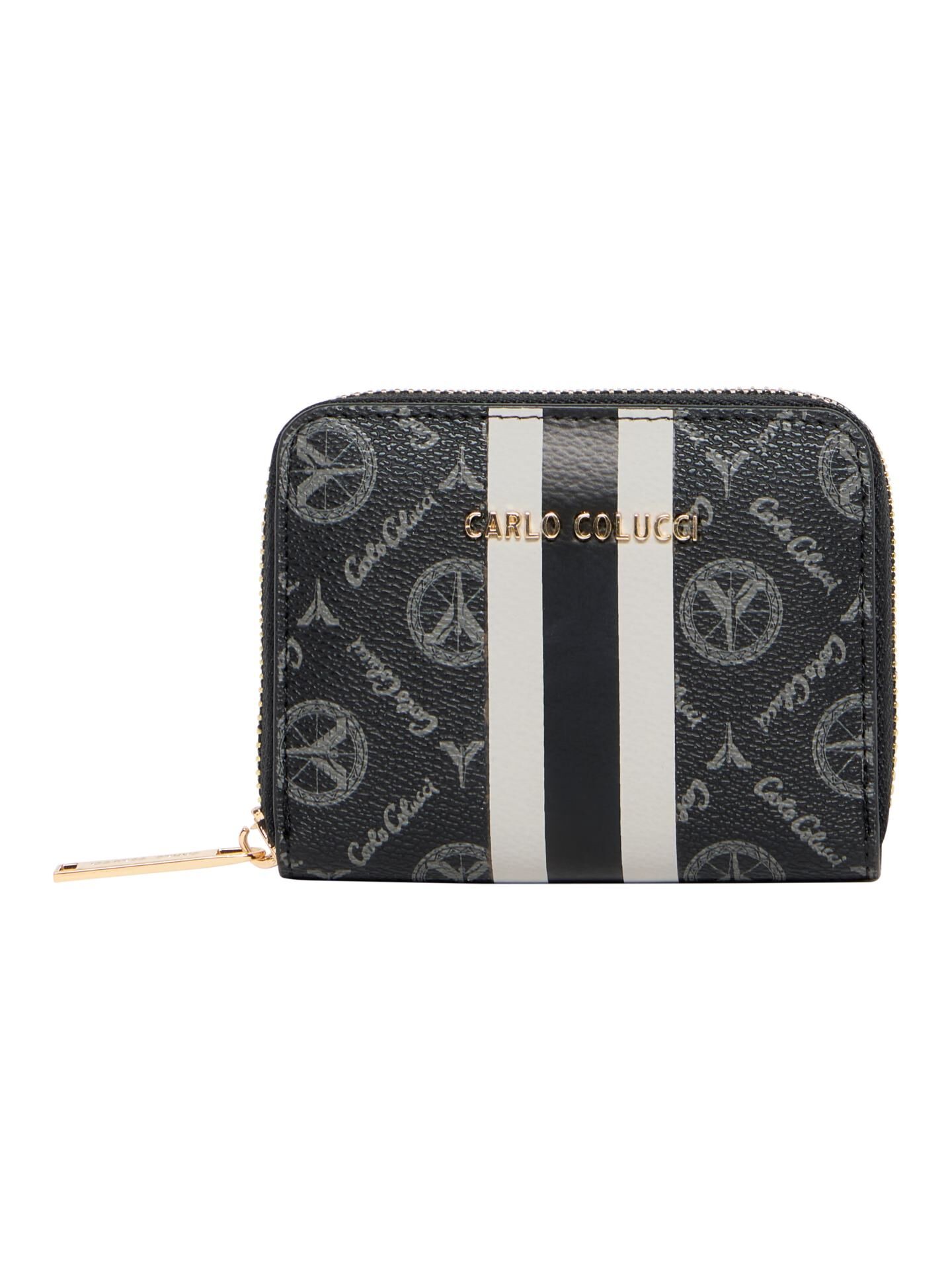 Kleine Geldbörse mit Kontraststreifen