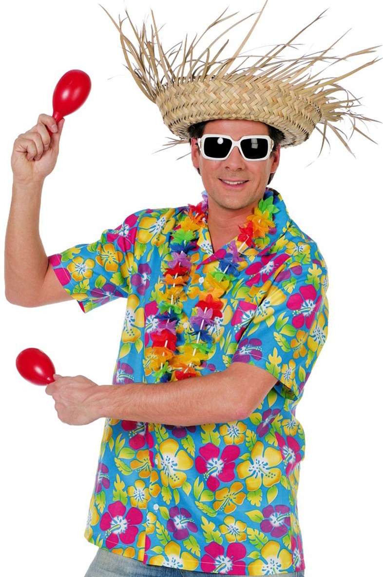 Hawaiihemd Happy Flower Deluxe