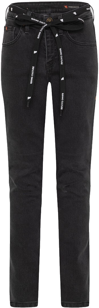 Riding Culture High Waist Jeans da moto da donna, nero, dimensione 30 per donne