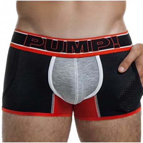 Pump! Stealth Jogger Boxer - Black - Red