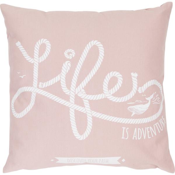 Kissen LIFE Rosa 2LIF inklusive Füllung 47x47 cm