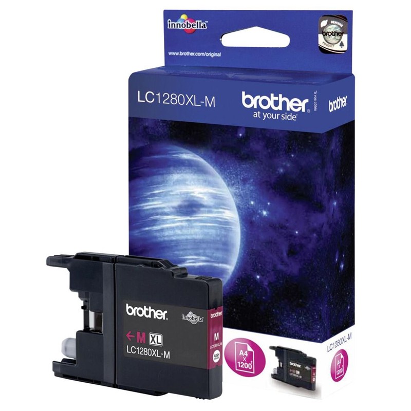 Brother LC1280XLM magenta (1200 Seiten) Tinte