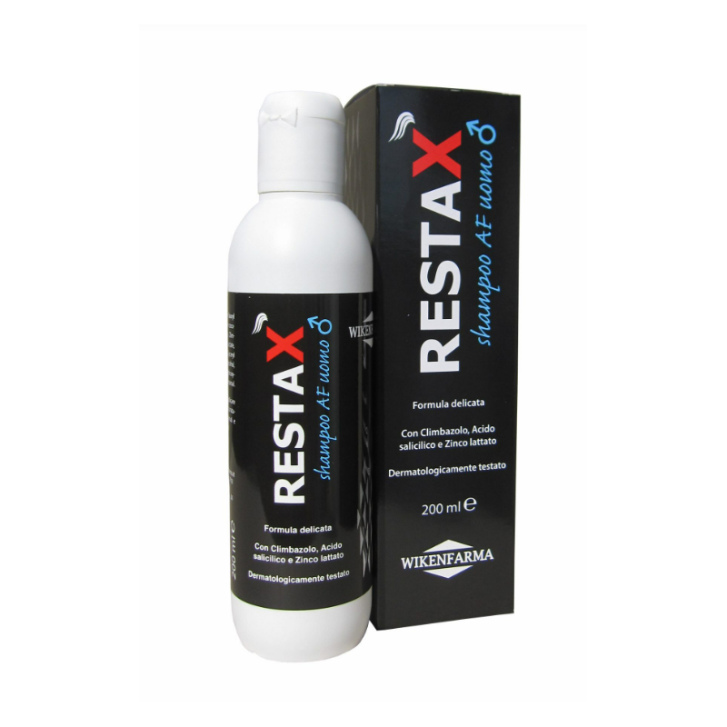 Restax Shampoo Anti Forfora e Prurito per Uomo 200ml