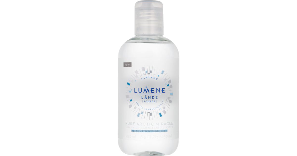 3-in-1 reinigendes Mizellenwasser. Feuchtigkeitsquelle (Pure Arctic Miracle 3 In 1 Micellar Cleansing Water) – Volumen: 250 ml