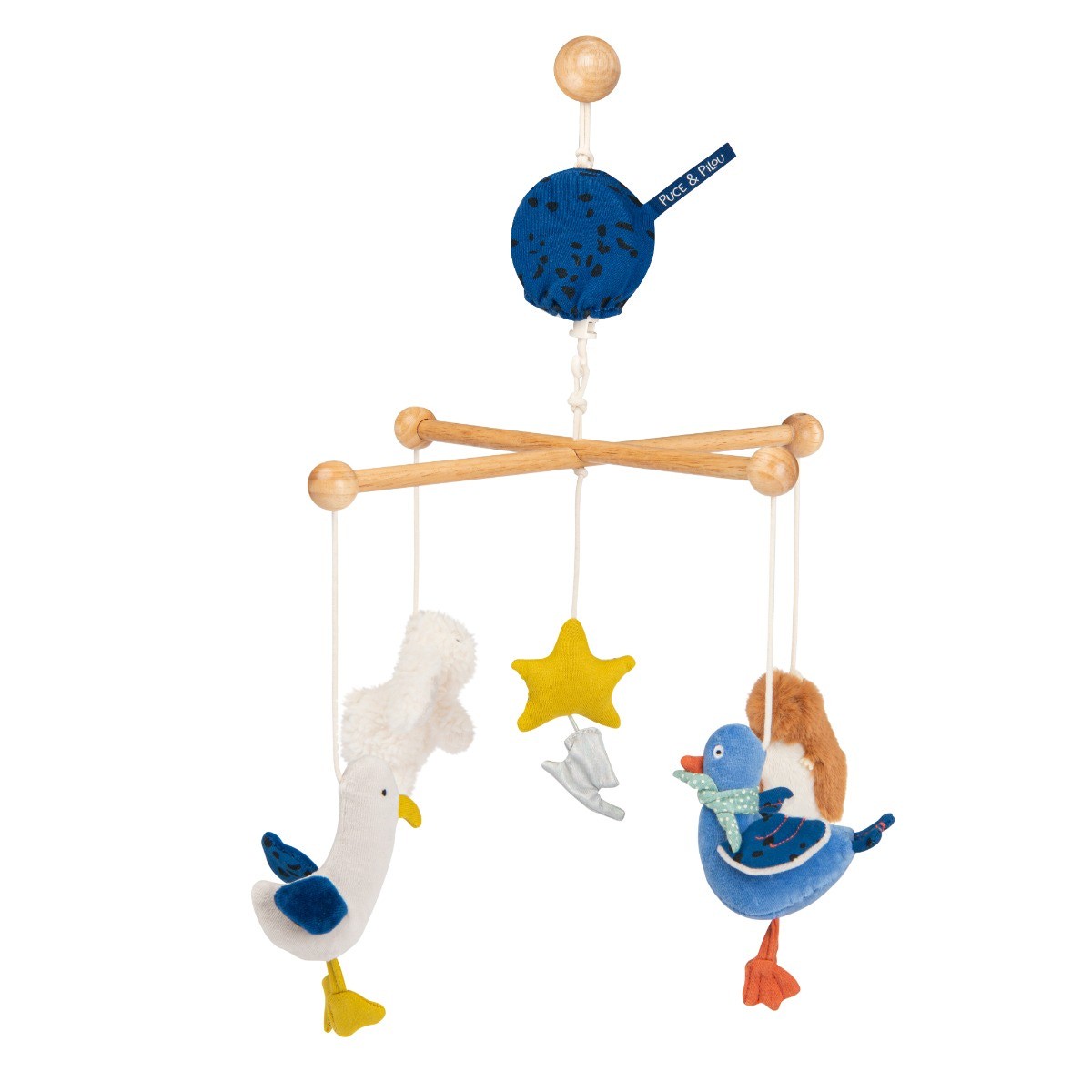 Mobile musical croisillon Puce & Pilou Moulin Roty