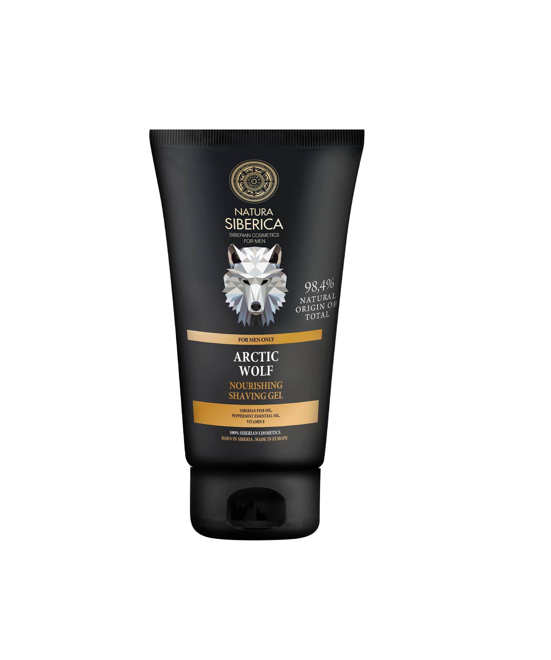 Natura Siberica Arctic Wolf Nährendes Rasiergel 150 ml