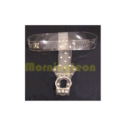 Bondage gear cuir ceinture de chasteté féminine cb dispositif clair sexy retenir étanche tback string sexy costume t back b0304012