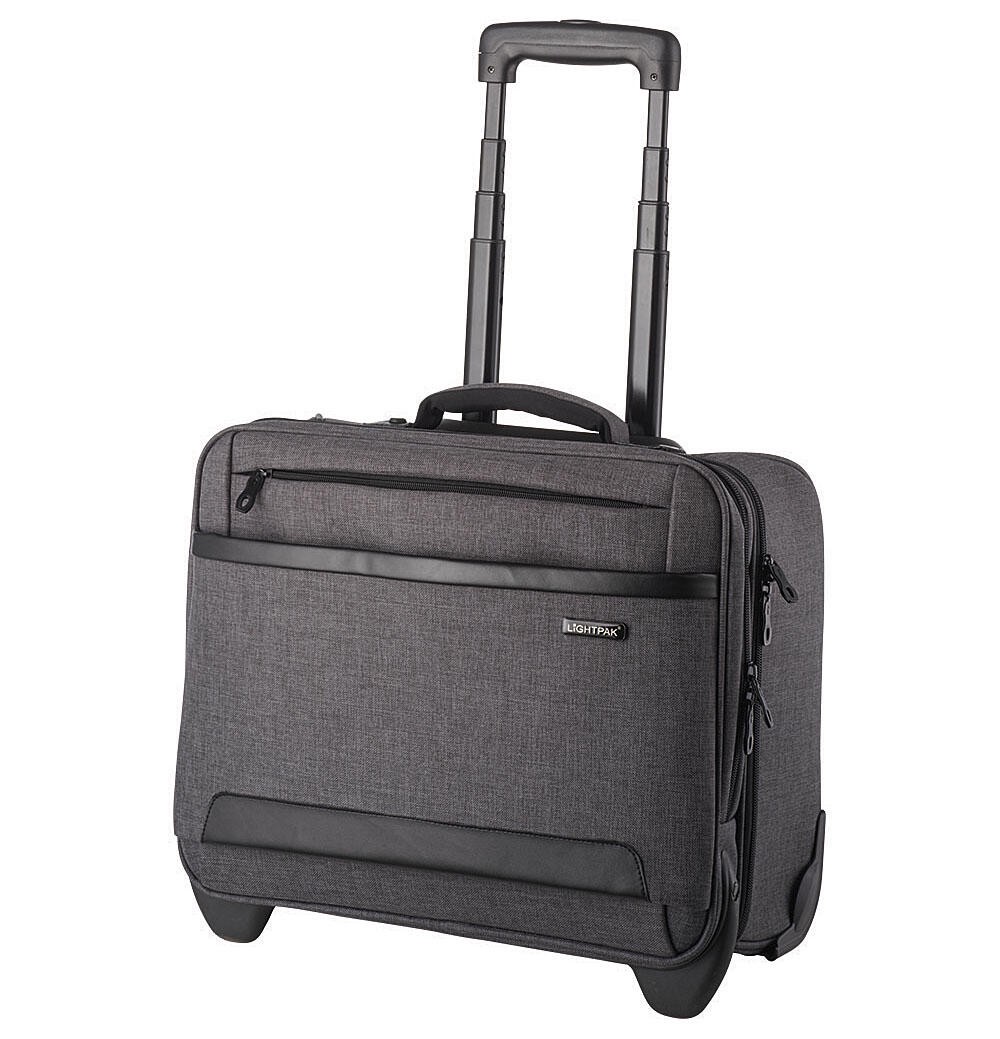 LIGHTPAK Laptop-Trolley ARKON grau 22,3 bis 38,1 cm (15 Zoll)