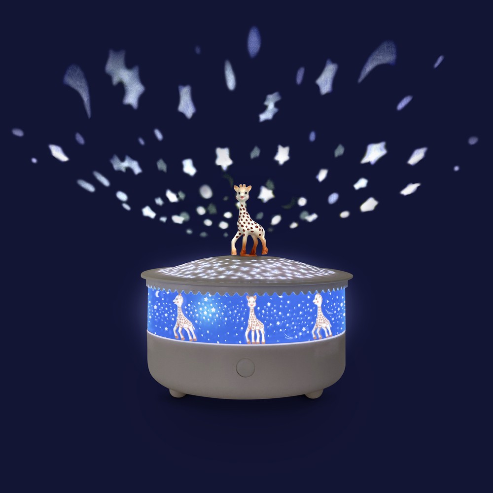 Veilleuse projecteur d'étoiles Sophie la girafe Trousselier