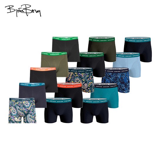 Björn Borg - Herren-Boxershorts - 5er-Pack - Baumwollstretch - Verschiedene Farben