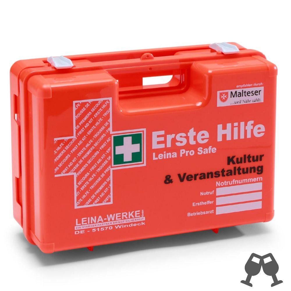 Erste-Hilfe-Koffer nach DIN 13157, Kultur und Veranstaltung