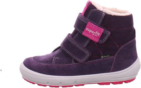 Superfit Kinder Stiefel Groovy LILA/PINK (Violett)  GR 21 EU Schmal