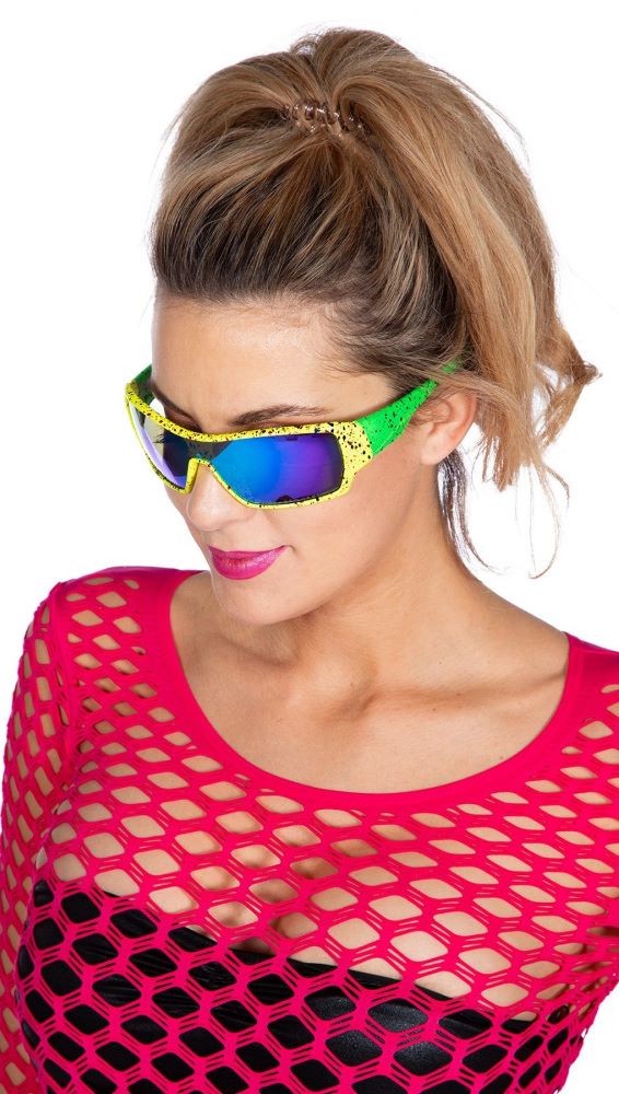 Best of 80s Sonnenbrille in Gelb