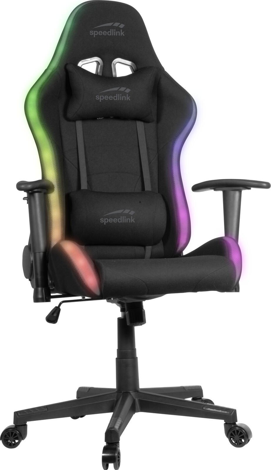 Speedlink SL-660009-BK REGYS Gaming-Stuhl mit RGB-Beleuchtung - schwarz