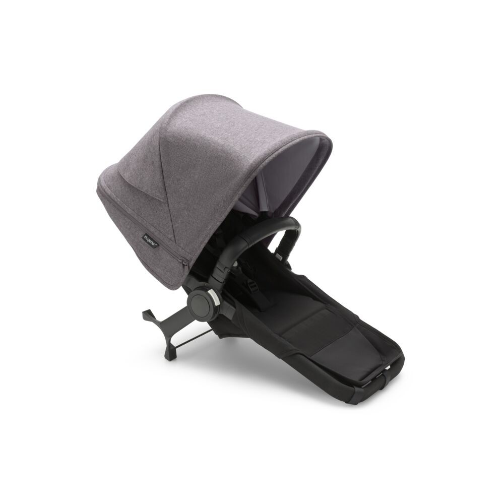 Bugaboo Donkey 5 Mono Complete Midnight-Black/Grey Melange Kinderwagen-Set mit Liegewanne und Sitz