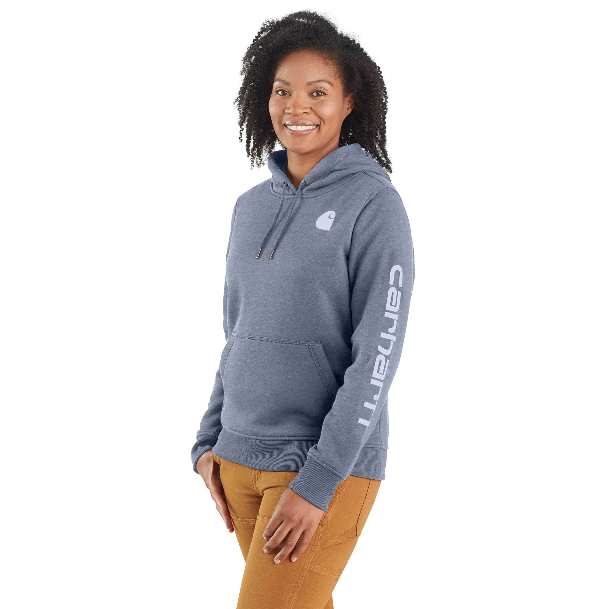 Carhartt Damen Sweatshirt - relaxed fit midweight logo sleeve graphic sweatshirt - Lila - XS