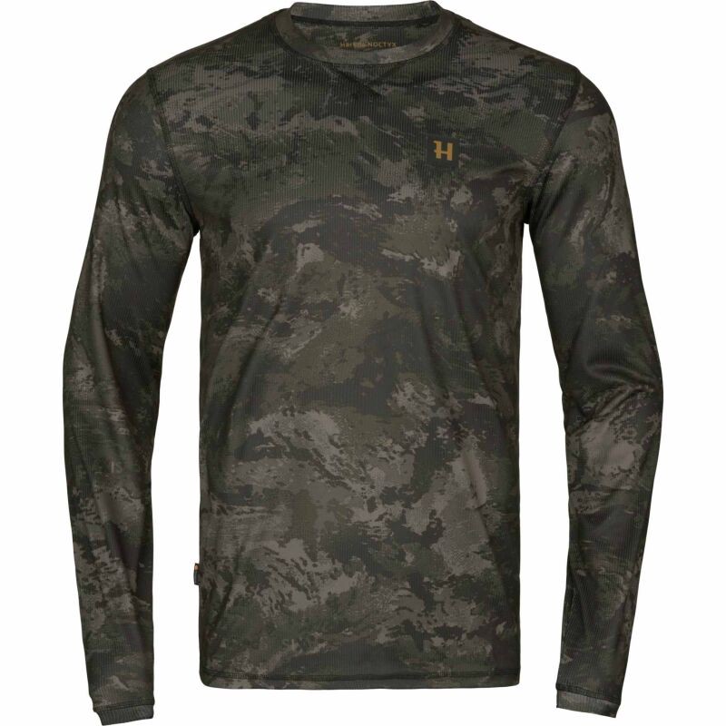 Härkila Herren Langarmshirt NOCTYX Camo AXIS MSP®Black M