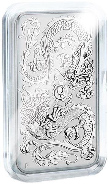 ULTRA Perfect Fit-Kapsel für 1 Unze Silber Dragon Rectangular