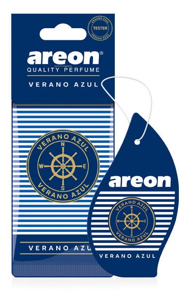 Original Areon Duftbaum Lufterfrischer Duftdose Autoduft Parfüm in Verano Azul
