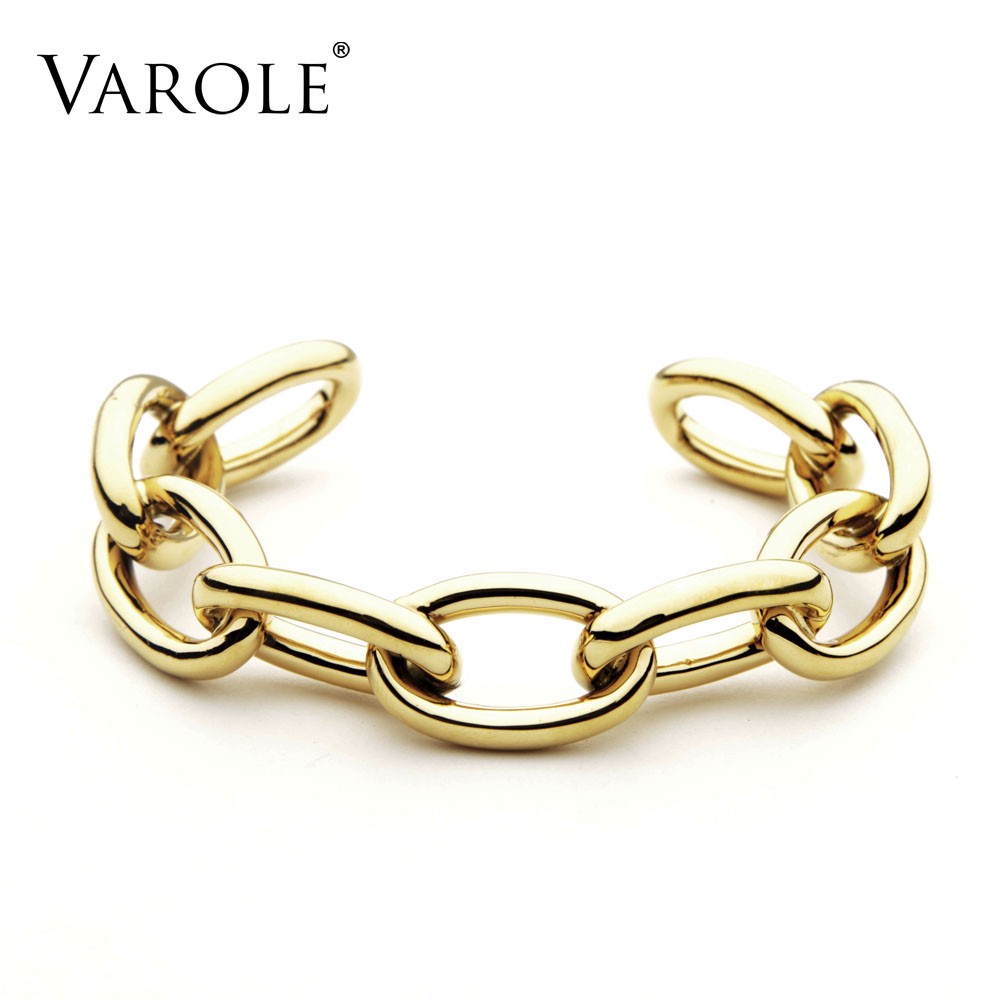 Varole Chaîne Femme Bracelet Or Color Colume Banglés Pour Femmes Bijoux Cadeaux Noeud Armband Pultsiras